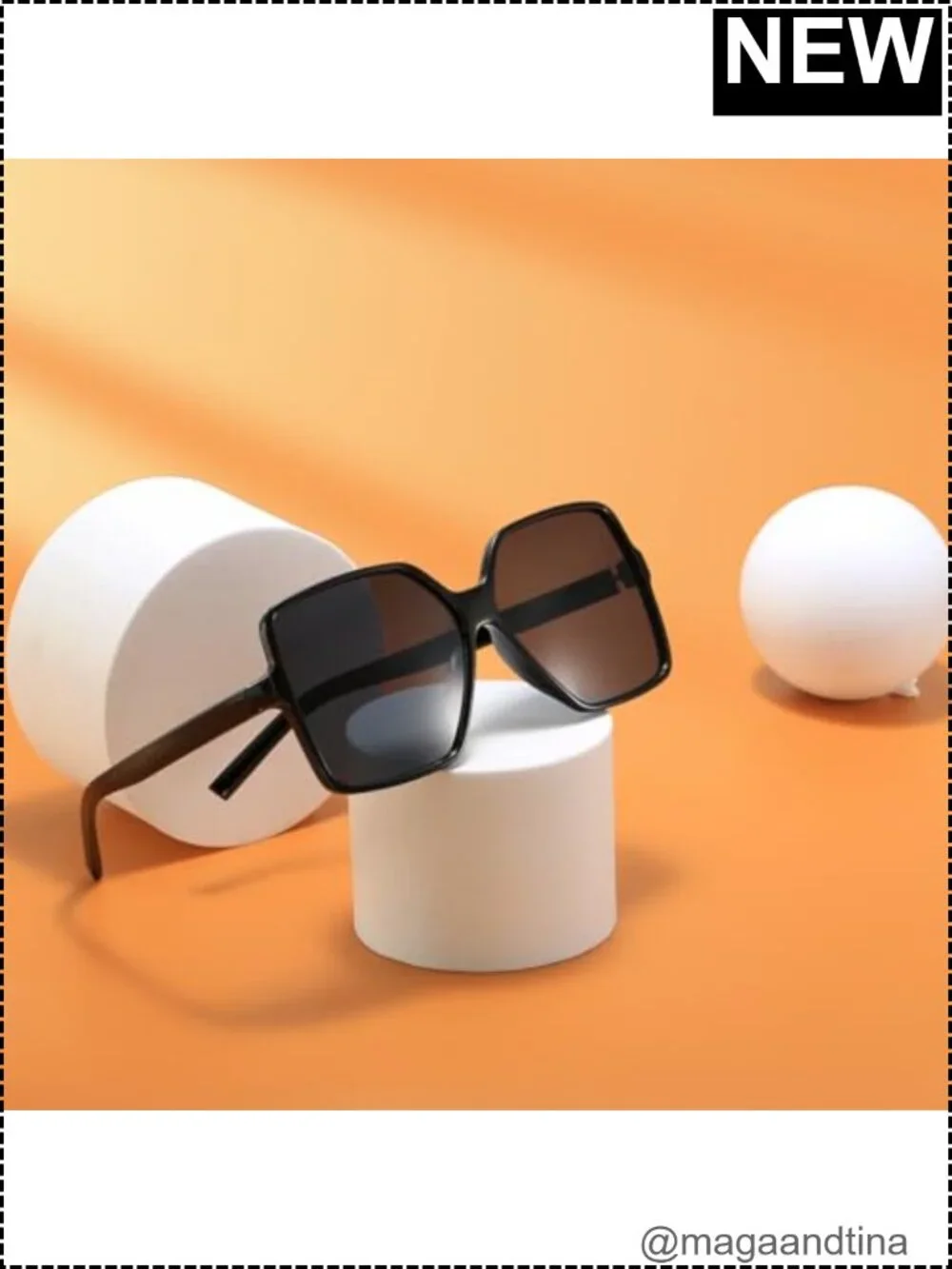 Chic Square Oversized Sunglasses 100% UV Protection Fashion Shades